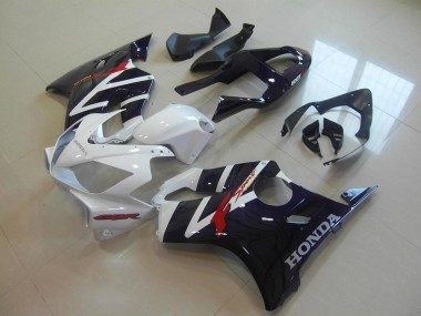 2001-2003 Honda CBR600 F4i Motorcycle Fairings - White Glossy Black F Sport