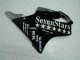 2001-2003 Honda CBR600 F4i Motorcycle Fairings - Glossy Black Silver SevenStars