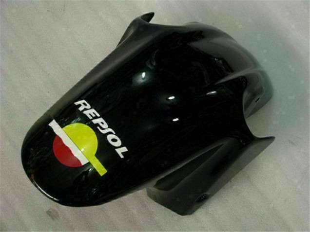 2001-2003 Honda CBR600 F4i Motorcycle Fairings - Yellow Orange Glossy Black Rossi 46