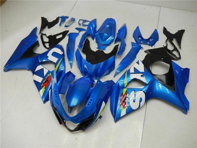 2009-2016 Suzuki GSXR 1000 Motorcycle Fairing Kits - Blue Green White