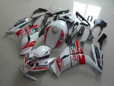 2012-2016 Honda CBR1000RR Motorcycle Fairings - White Red Green Castrol