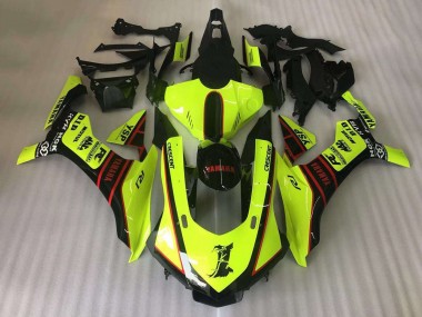 2015-2019 Yamaha YZF R1 Motorcycle Fairings - Yellow Red Black Motul YSP