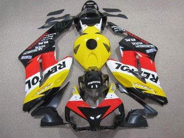 2004-2005 Honda CBR1000RR Motorcycle Fairing - Yellow White Red Glossy Black Repsol