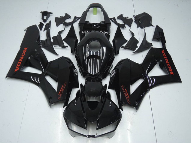 2012-2016 Honda CBR1000RR Motorcycle Fairings - Glossy Black Red Decal