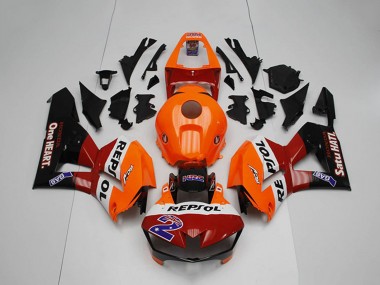 2012-2016 Honda CBR1000RR Motorcycle Fairings - Orange White Red Glossy Black Repsol 2