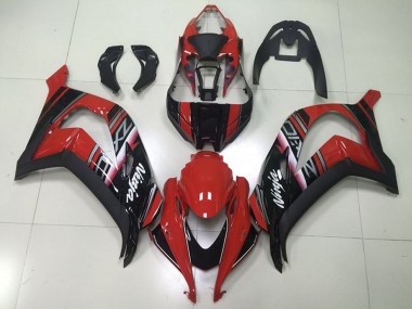 2016-2020 Kawasaki ZX10R Motorcycle Fairings - Maroon Red Glossy Black White