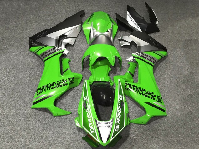 2017-2024 Honda CBR1000RR Motorcycle Fairings - Green White Silver Matte Black DSI Performance