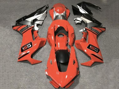 2017-2024 Honda CBR1000RR Motorcycle Fairings - Orange White Silver Glossy Black DSI