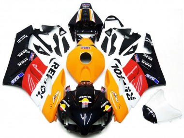 2004-2005 Honda CBR1000RR Motorcycle Fairing Kits - Orange White Red Glossy Black Repsol