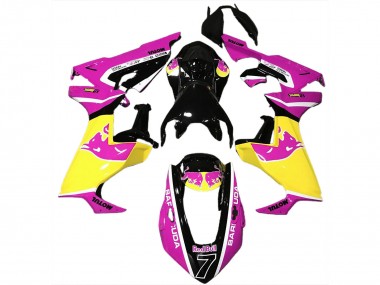 2017-2024 Honda CBR1000RR Motorcycle Fairings - Pink Yellow Glossy Black Red Bull
