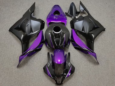 2009-2012 Honda CBR600RR Motorcycle Fairings - White Purple Blue Matte Black