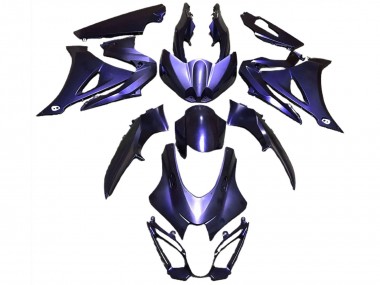 2017-2025 Suzuki GSXR 1000 Motorcycle Fairings - Matte Blue