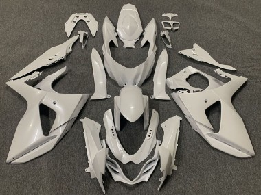 2009-2016 Suzuki GSXR 1000 Motorcycle Fairing - Glossy White