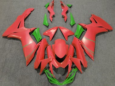 2011-2024 Suzuki GSXR 600 / GSXR 750 Motorcycle Fairings - Grapefruit Red Green