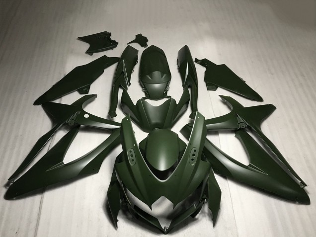 2008-2010 Suzuki GSXR 600 / GSXR 750 Motorcycle Fairings - Matte Green