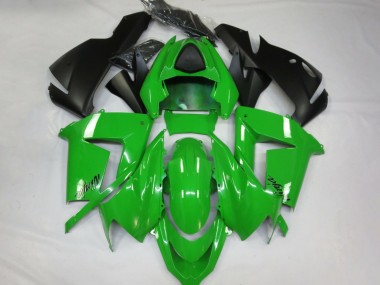2004-2005 Kawasaki ZX10R Motorcycle Fairings - Glossy Green Black