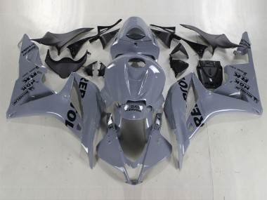2007-2008 Honda CBR600RR Motorcycle Fairings - Nardo Grey Black Repsol