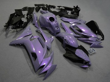 2020-2026 Kawasaki Ninja 650 EX650 Motorcycle Fairings - Chameleon Grey Dazz Pearl Purple