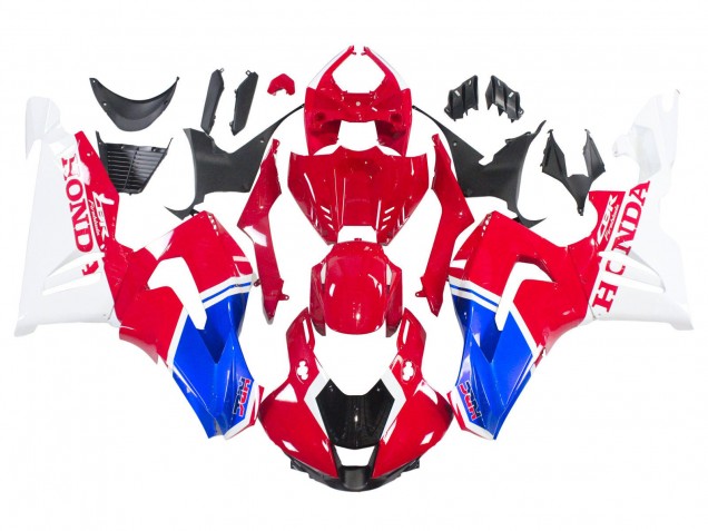 2020-2023 Honda CBR1000RR-R Motorcycle Fairings Kits - White Red Blue HRC