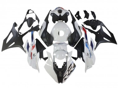2023-2024 BMW S1000RR Motorcycle Fairing - White Blue Red Matte Black