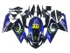 2006-2011 Aprilia RS125 Motorcycle Fairings - Blue Black Green Monster 46