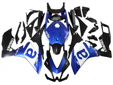 2012-2018 Aprilia RS4 50 125 Motorcycle Fairings - Blue White Matte Black