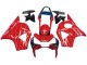 2002-2003 Honda CBR900RR 954 Motorcycle Fairings - Red Dark Blue Dunlop