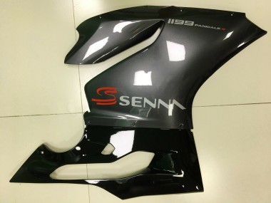 2011-2014 Ducati Panigale 1199 Motorcycle Fairings - Glossy Black