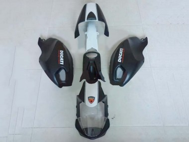 2008-2012 Ducati Monster 696 796 1100 1100S Motorcycle Fairings - White Matte Black
