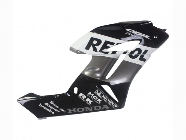 2004-2005 Honda CBR1000RR Motorcycle Fairing Kits - Silver White Glossy Black Repsol