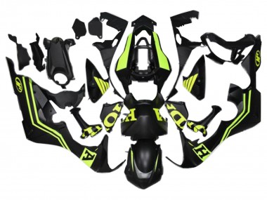 2017-2024 Honda CBR1000RR Motorcycle Fairings - Matte Black Yellow