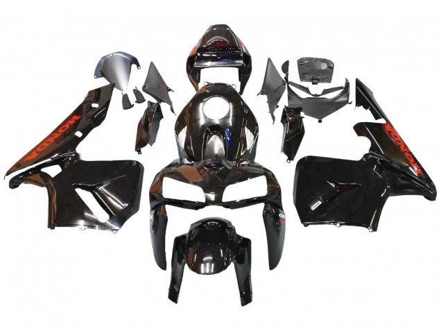 2005-2006 Honda CBR600RR Motorcycle Fairings - Glossy Black