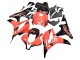 2007-2008 Honda CBR600RR Motorcycle Fairings - Orange Glossy Black Repsol