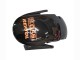 2007-2008 Honda CBR600RR Motorcycle Fairings - Orange Glossy Black Repsol