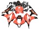 2007-2008 Honda CBR600RR Motorcycle Fairings - Orange Glossy Black Repsol
