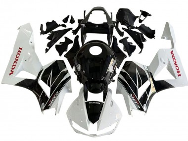 2013-2023 Honda CBR600RR Motorcycle Fairing Kits - White Glossy Black