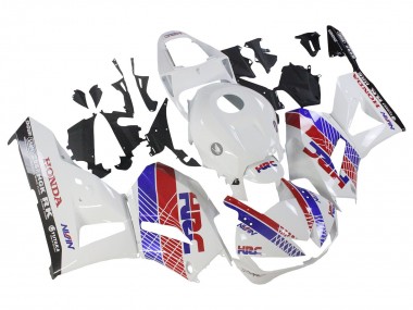 2013-2023 Honda CBR600RR Motorcycle Fairing - White Red Blue HRC