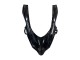 2004-2005 Kawasaki ZX10R Motorcycle Fairings - Glossy Matte Black Ninja