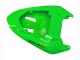 2004-2005 Kawasaki ZX10R Motorcycle Fairings - Green Black Ninja