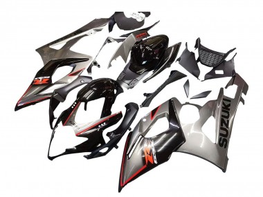 2005-2006 Suzuki GSXR 1000 Motorcycle Fairing - Silver Black Red