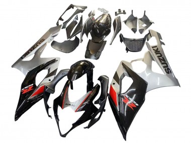 2005-2006 Suzuki GSXR 1000 Motorcycle Fairing - Black Grey Red