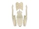 2008-2010 Suzuki GSXR 600 / GSXR 750 Motorcycle Fairings - Cream White Red Black