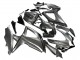 2008-2010 Suzuki GSXR 600 / GSXR 750 Motorcycle Fairings - Matte Grey Black