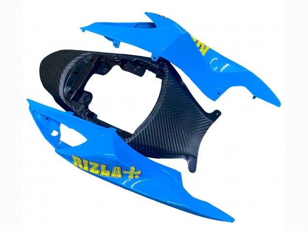 2011-2024 Suzuki GSXR 600 / GSXR 750 Motorcycle Fairings - Blue Gold Red Black Rizla