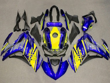 2015-2018 Yamaha YZF R3/R25 Motorcycle Fairing - Yellow Blue Black Monster