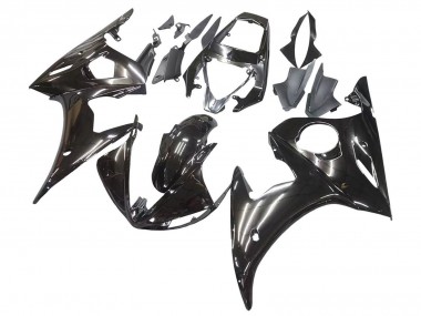 2006-2009 Yamaha YZF R6S Motorcycle Fairings - Glossy Black