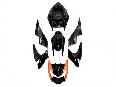 2003-2006 Kawasaki Z1000 Motorcycle Fairings - Glossy Black Orange