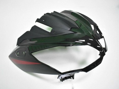2012-2016 Kawasaki EX650 Motorcycle Fairings - Red Glossy Black