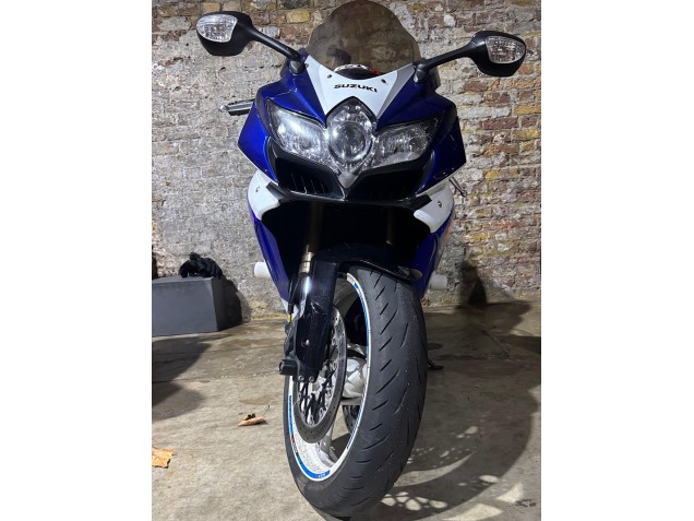 2008-2010 Suzuki GSXR 600/750 Motorcycle Fairings - White Blue Red