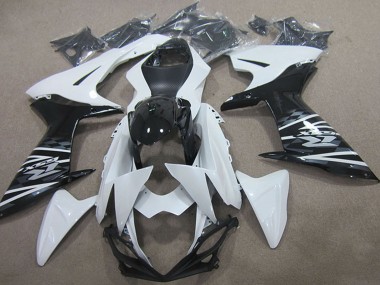 2011-2024 Suzuki GSXR 750 Motorcycle Fairing - White Black